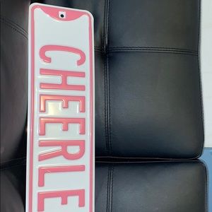 Cheerleader ST sign